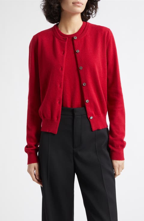 Iris Cashmere Crewneck Cardigan