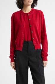 Johnstons of Elgin Iris Cashmere Crewneck Cardigan