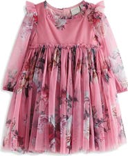 Baker by Ted Baker Kids' Valentina Floral Print Tulle Dress