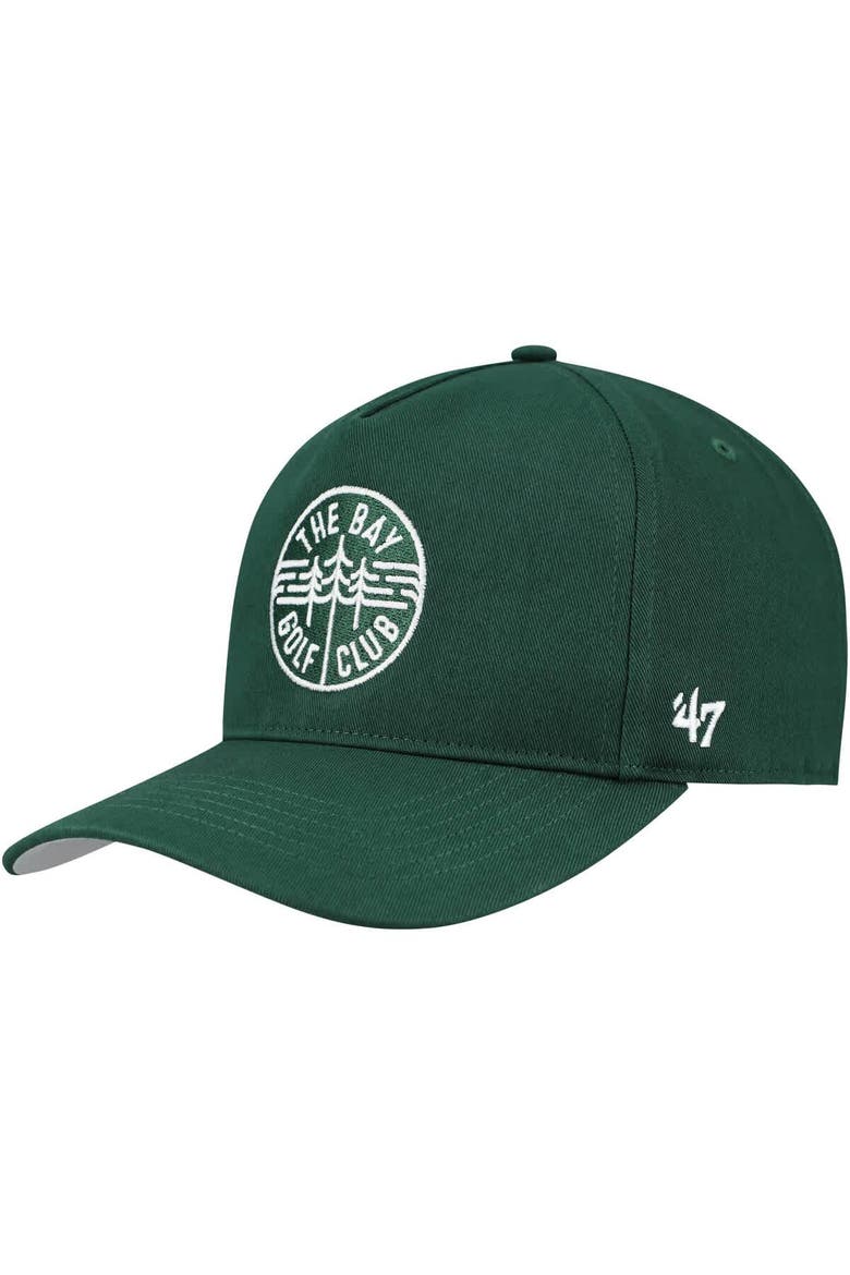 Men's '47 Hunter Green TGL The Bay Golf Club Hitch Adjustable Hat, Main, color, Hunter Green