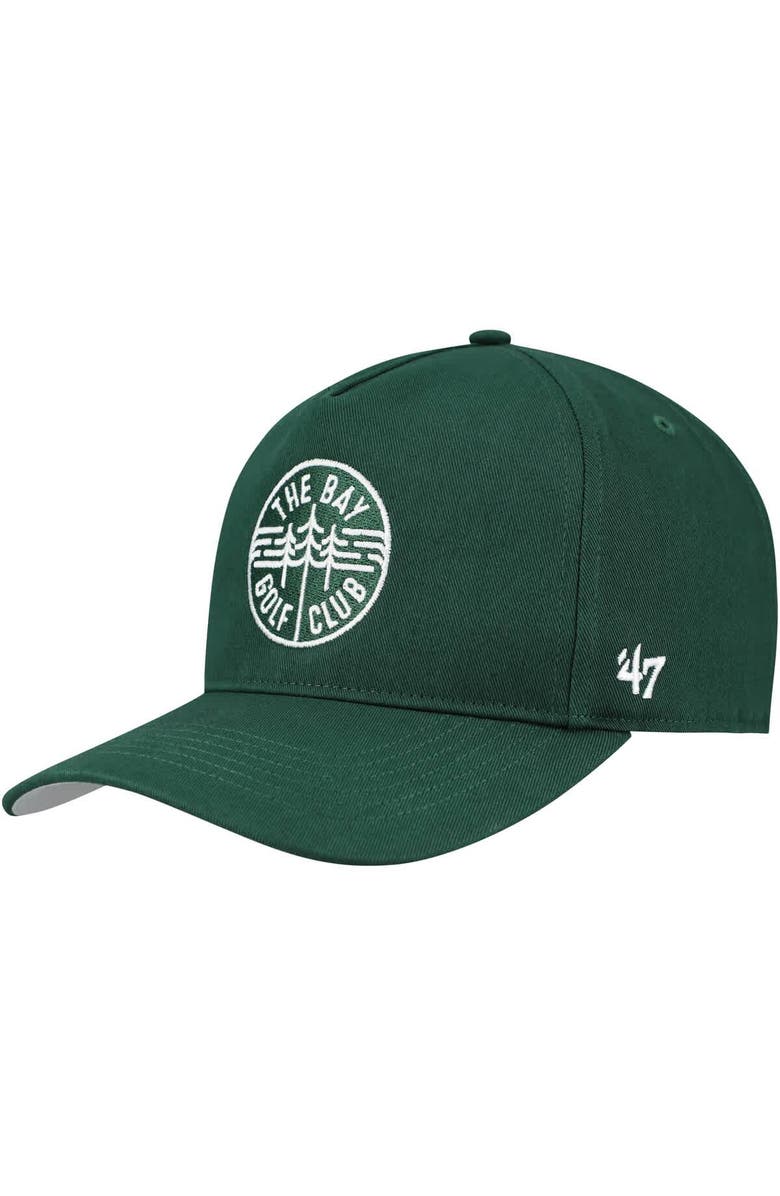 '47 Men's '47 Hunter Green TGL The Bay Golf Club Hitch Adjustable Hat, Main, color, 