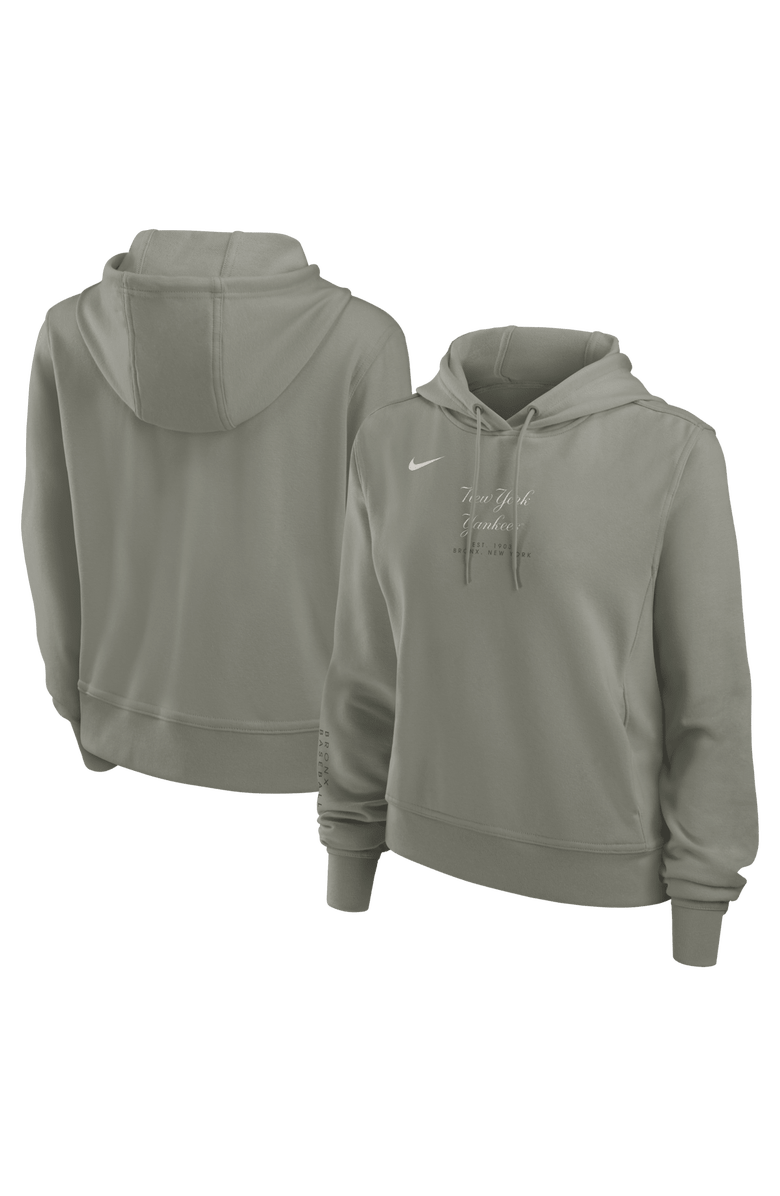Nike Women's Nike Olive New York Yankees One Tri-Blend Dri-FIT Hoodie, Main, color, Olive