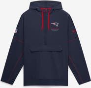 Nike Men's Nike Navy New England Patriots Sideline Logo Glory Anorak Half-Zip Hooded Jacket