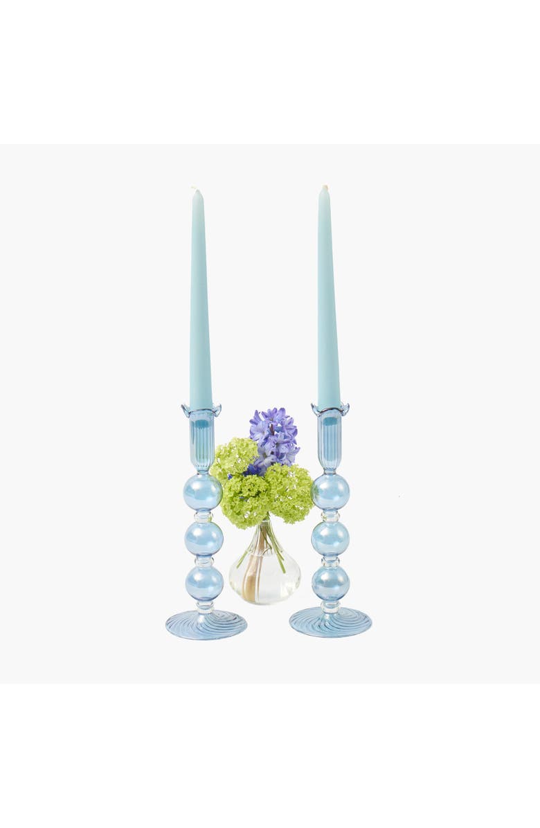 Mrs. Alice Eden Candle Holders, Main, color, Blue