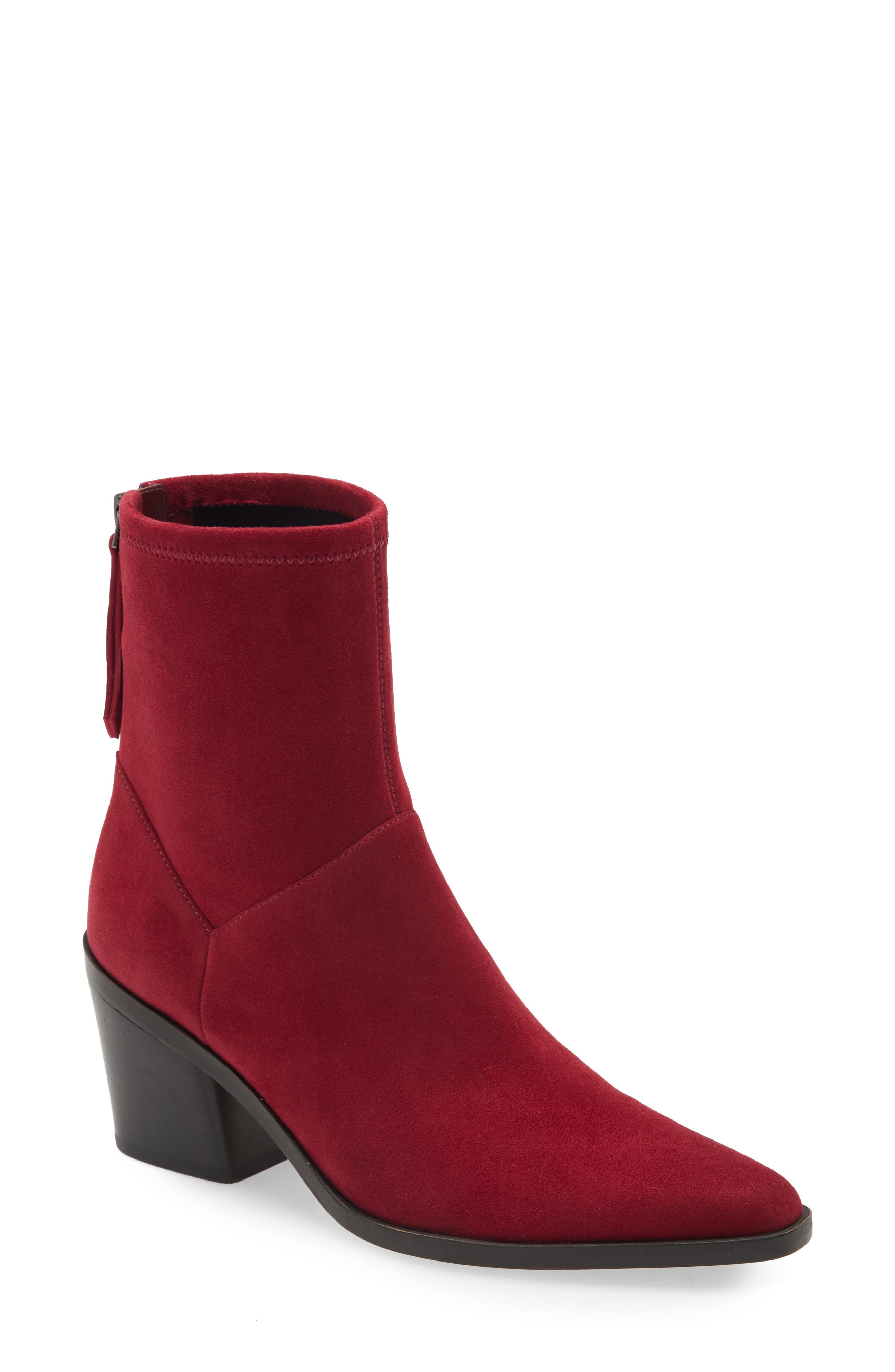 27 Edit Berkley Block Heel Bootie, Main, color, PLUM ROUGE SNAKE PRINT LEATHER