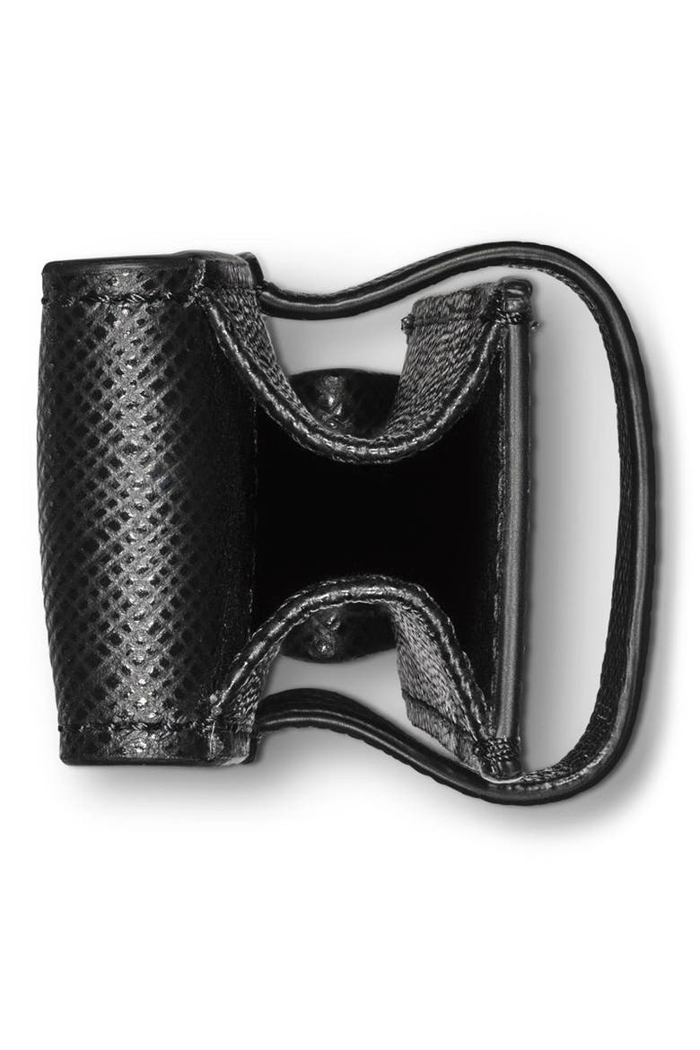 Sartorial Leather 1-Pen Pouch, Alternate, color, BLACK