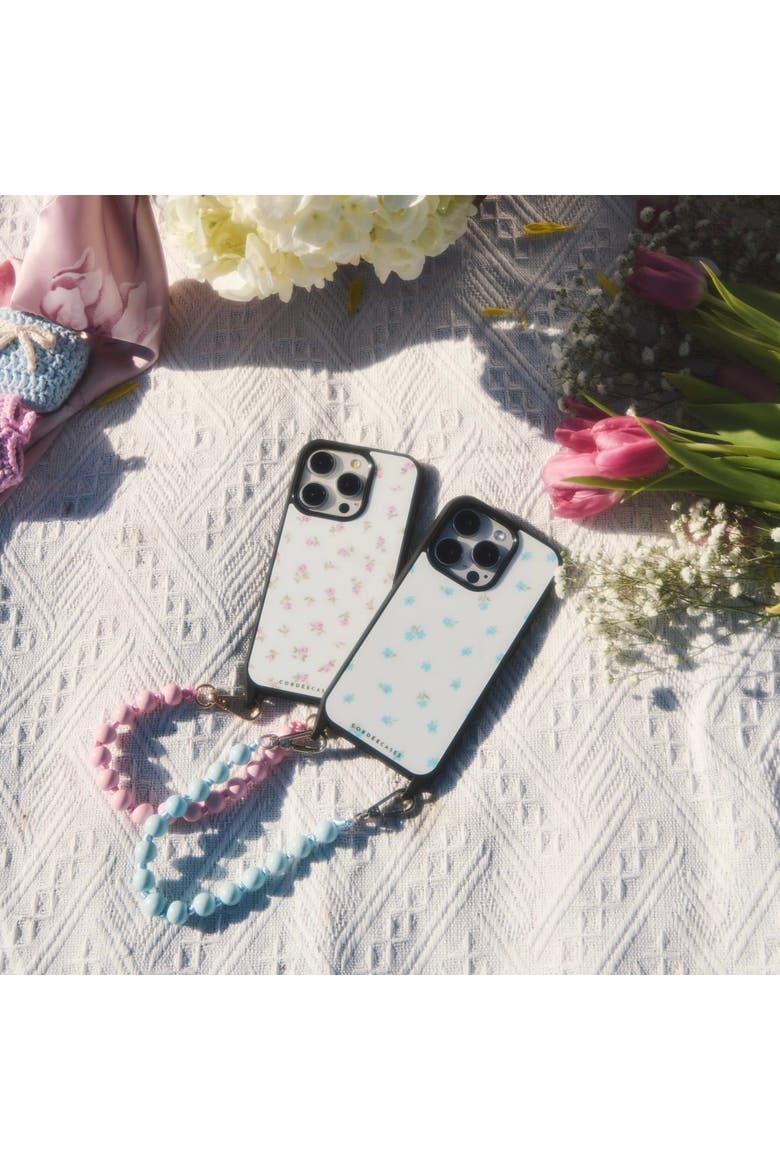 Daisy Phone Wristlet, Alternate, color, Blush