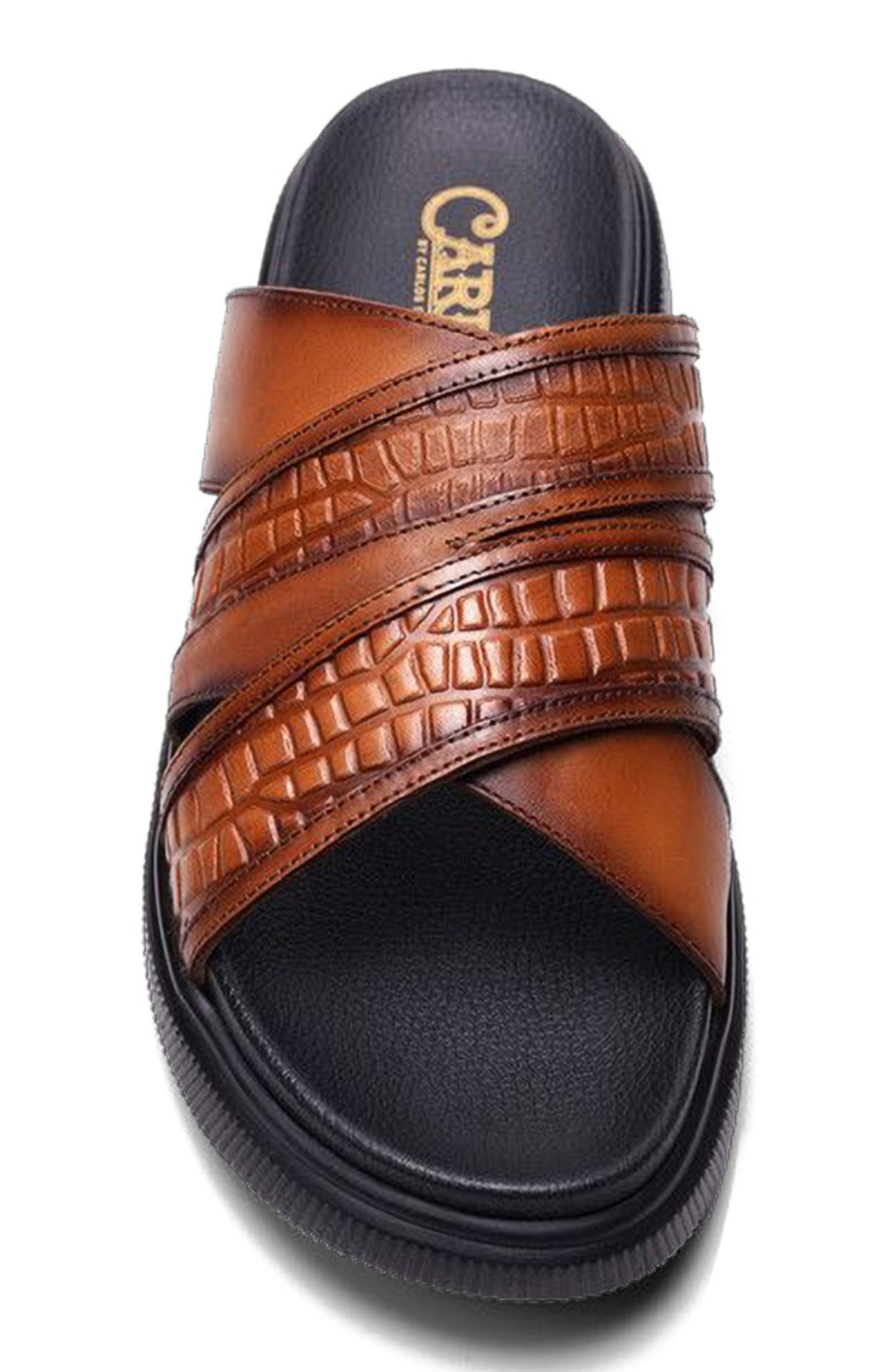 Rhythm Slide, Alternate, color, Tan Leather