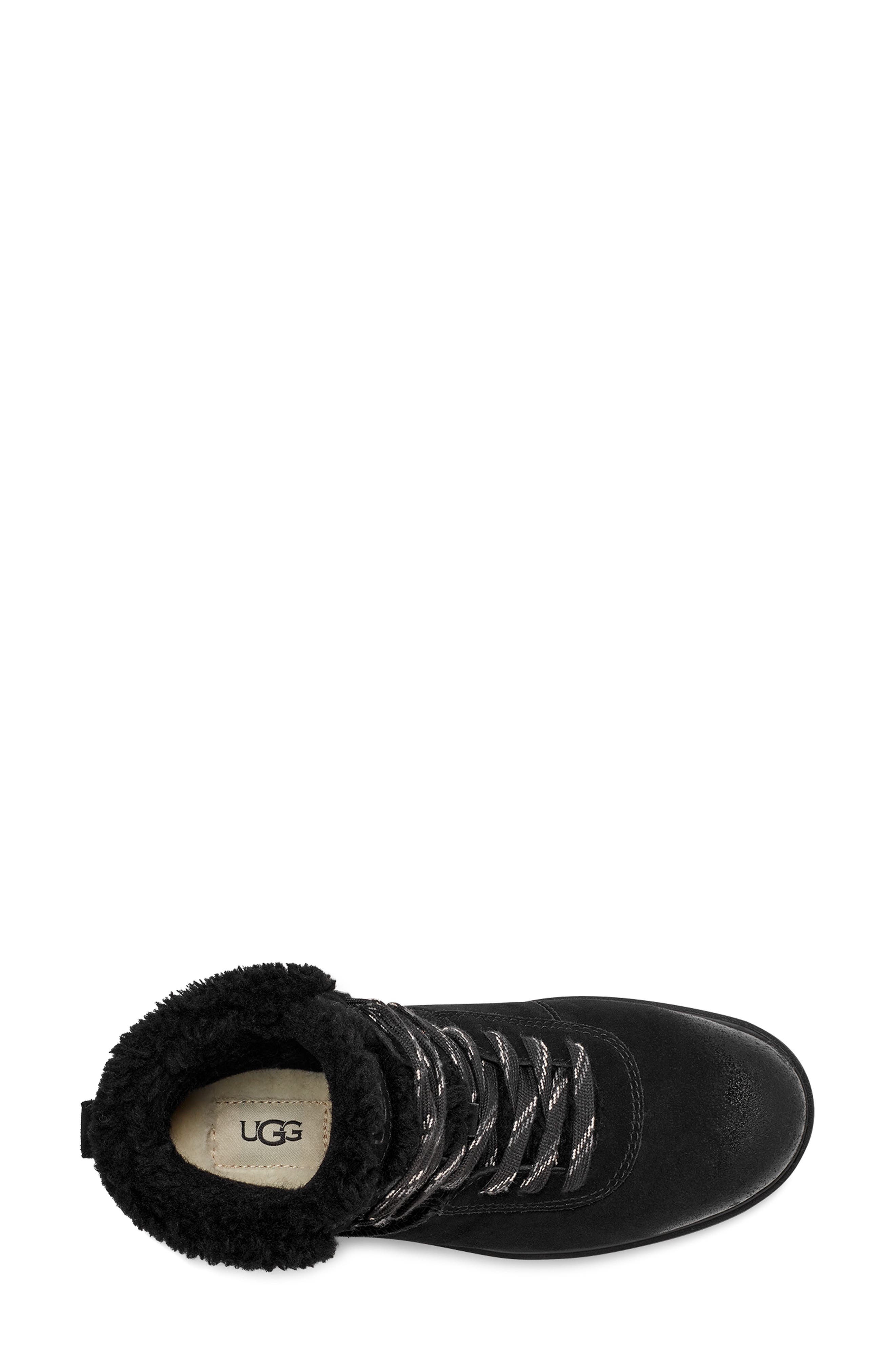 UGG<sup>®</sup> Harrison Cozy Lace-Up Waterproof Boot, Alternate, color, 