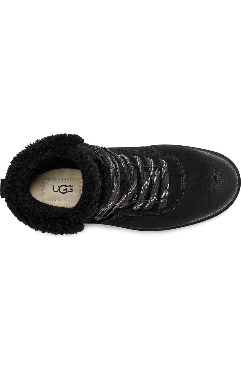 UGG<sup>®</sup> Harrison Cozy Lace-Up Waterproof Boot, Alternate, color,