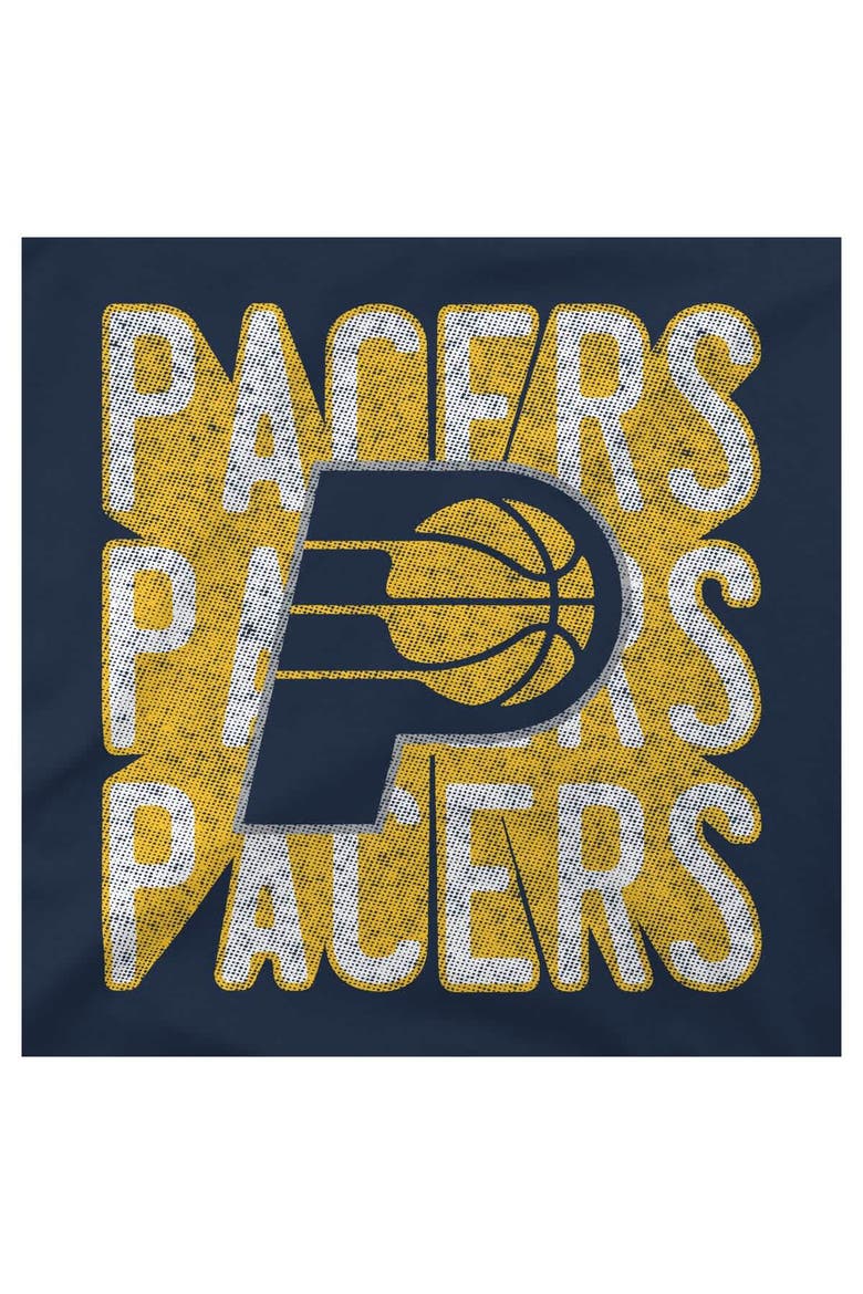 Unisex Stadium Essentials  Navy Indiana Pacers Step Up T-Shirt, Alternate, color, Navy