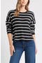 selected Black- Ivory Stacy Stripe