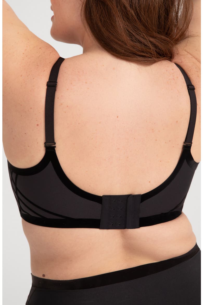 Silhouette Wireless Bra, Alternate, color, VAMP