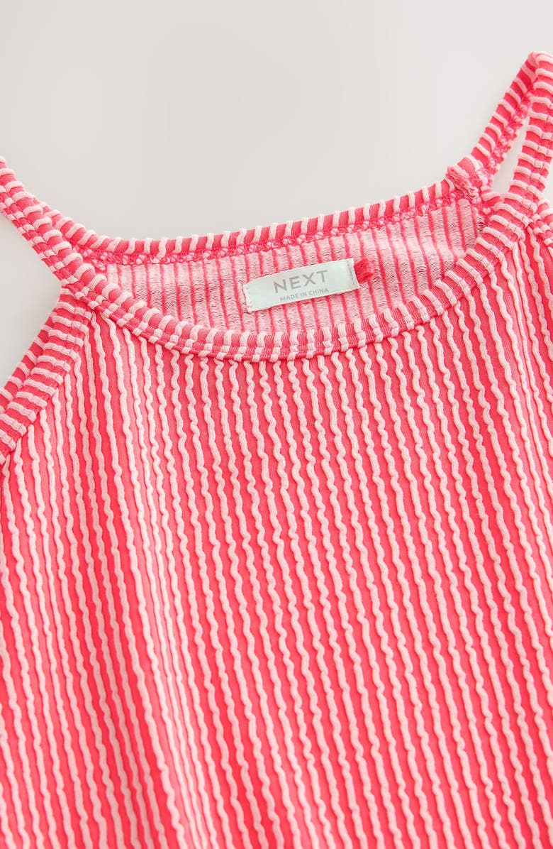 NEXT Kids' Crinkle Textured Sundress, Alternate, color, Orange