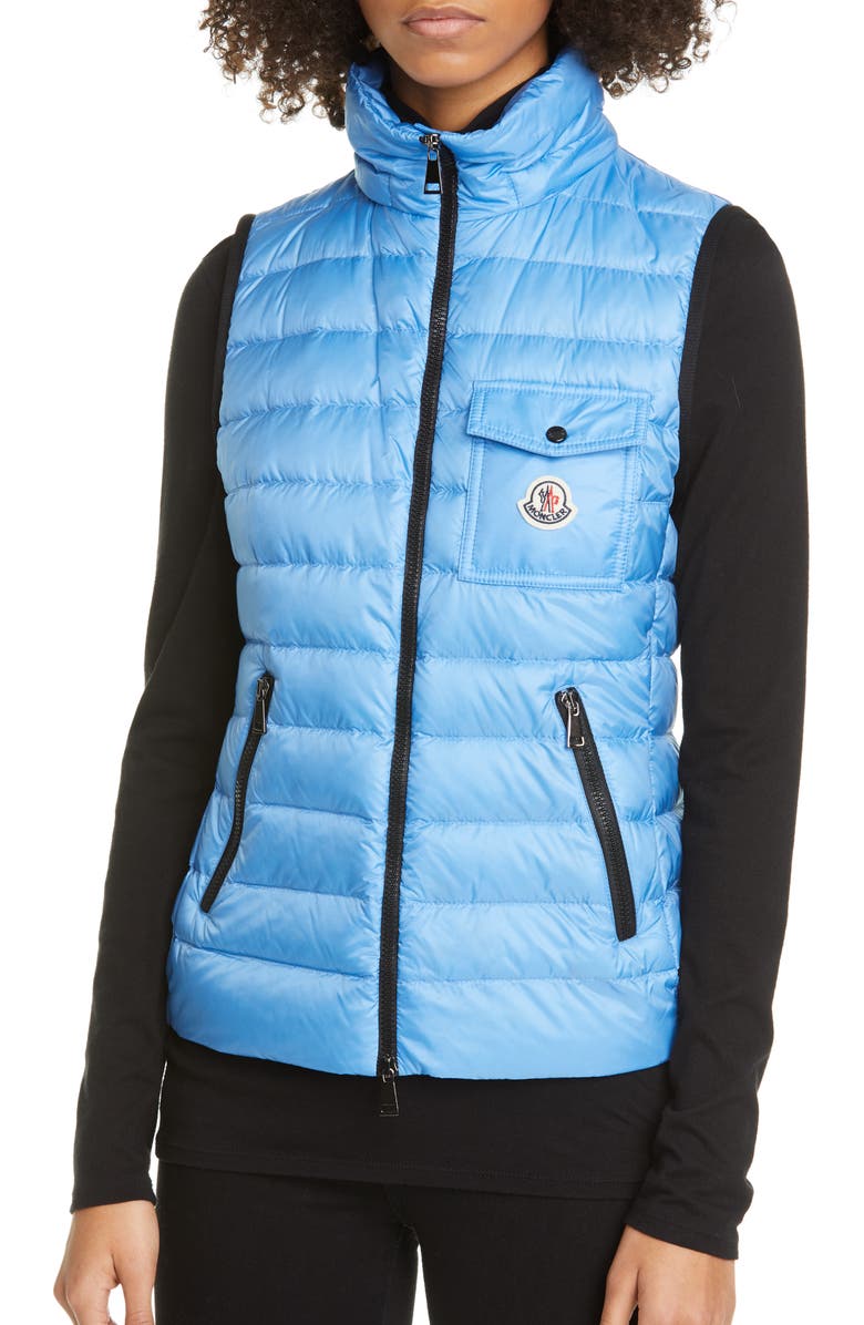 Moncler Glycine Lightweight Down Puffer Vest, Alternate, color,