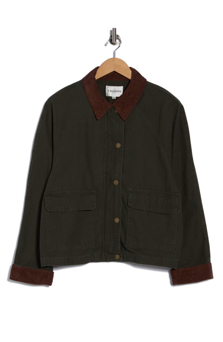 Vigoss Barn Jacket, Alternate, color, Dark Green