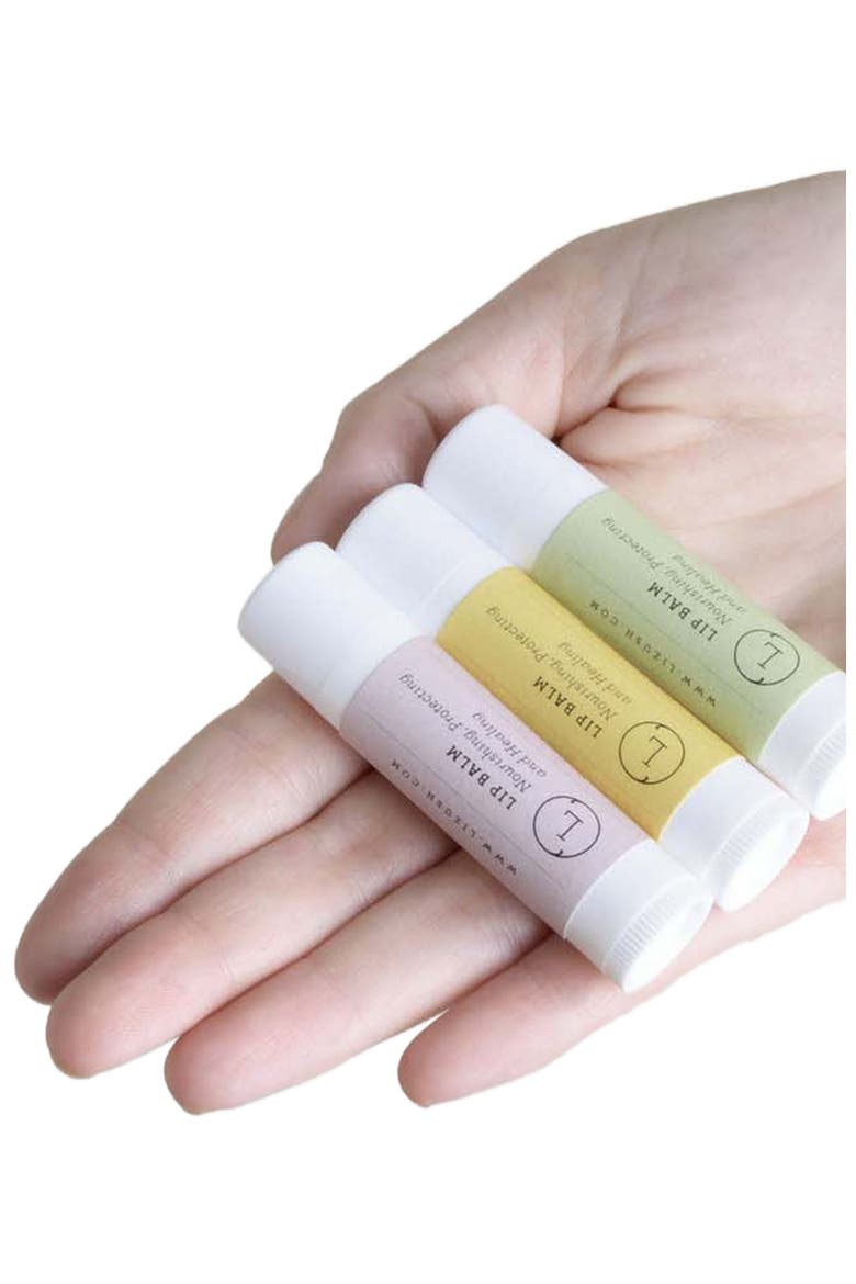 Lip Balm Set of 3 Natural Unscented, Alternate, color, None