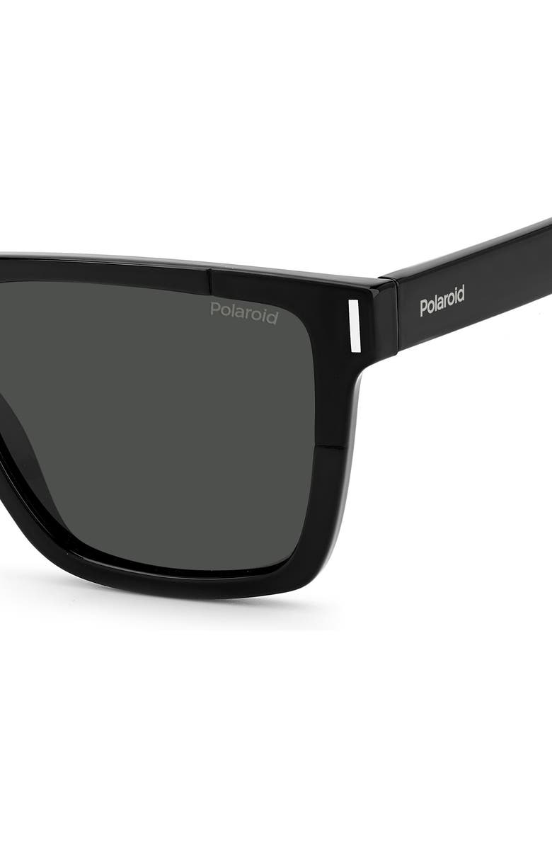 Polaroid 54mm Polarized Rectangular Sunglasses, Alternate, color, 