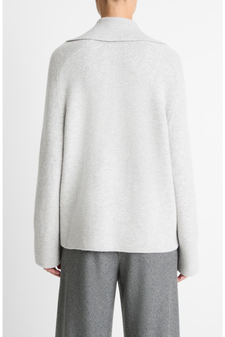 Oversize Wool & Cashmere Blend Sweater, Alternate, color, HEATHER PALE GREY