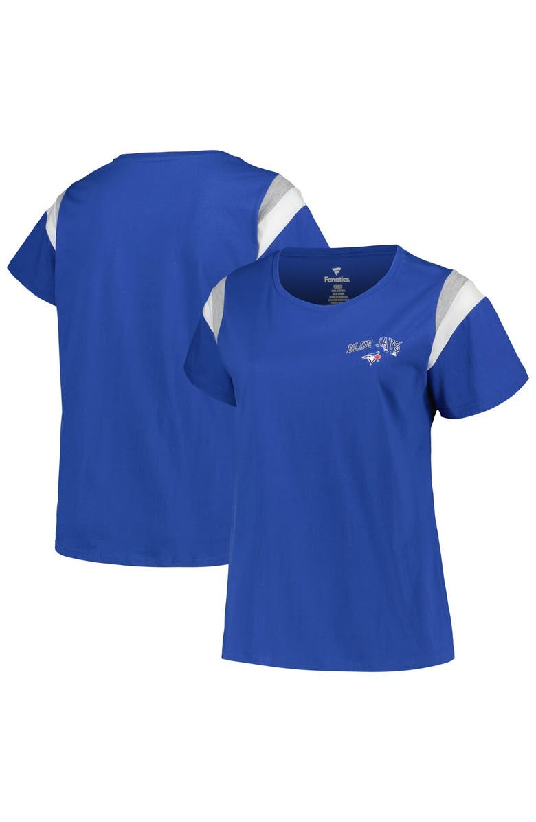 PROFILE Women's Profile Royal Toronto Blue Jays Plus Size Scoop Neck T-Shirt, Main, color, 