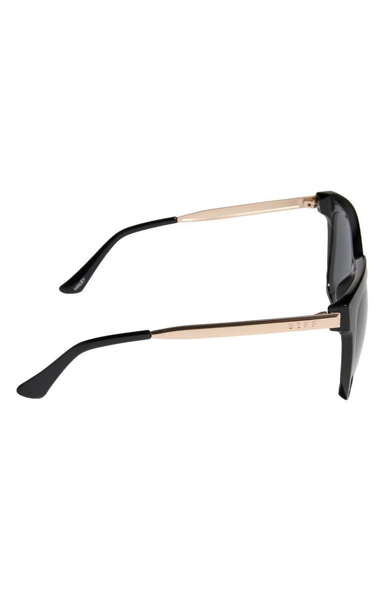 DIFF Hailey 54mm Gradient Square Sunglasses, Alternate, color, Black