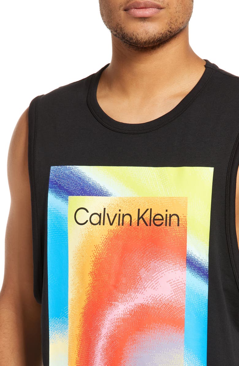 Calvin Klein Men's Reimagined Heritage Pride Graphic Sleep Tank, Alternate, color,
