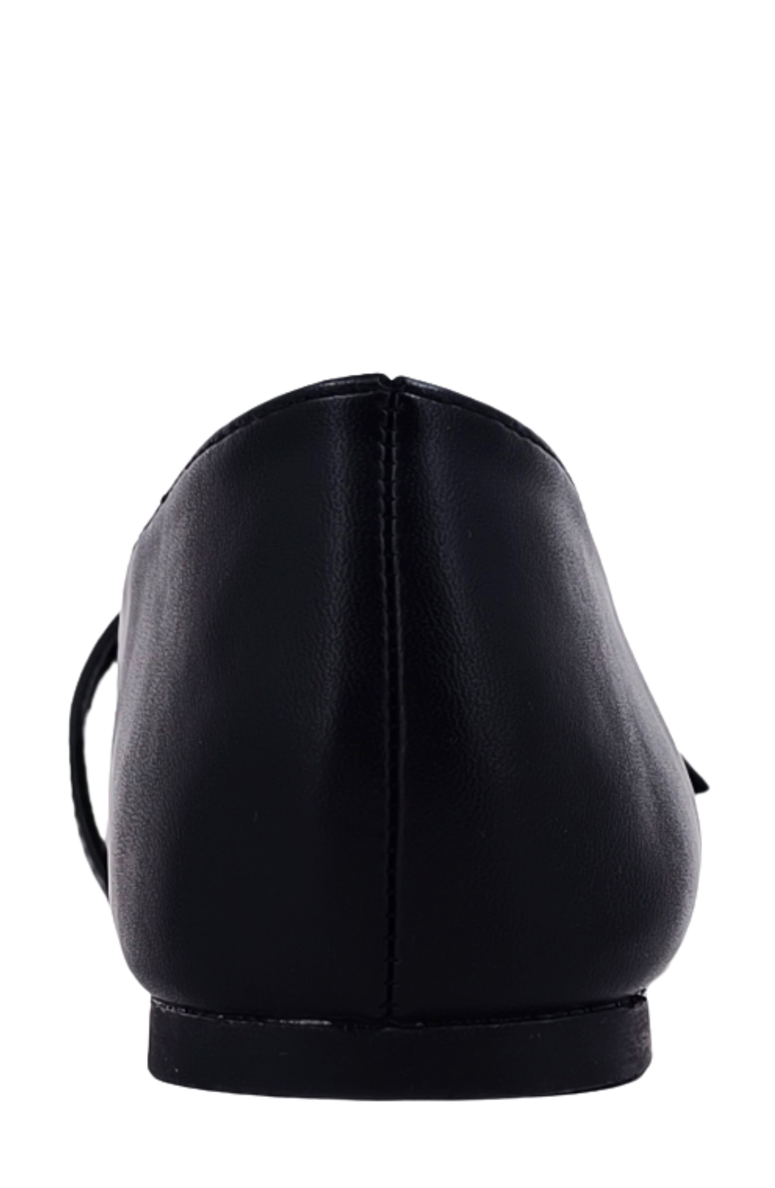 SHUSHOP Adele Mary Jane Flat, Alternate, color, Black