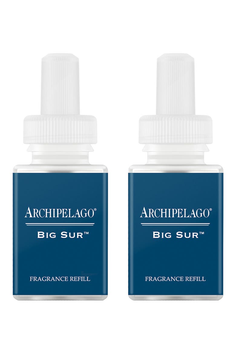 x Archipelago 2-Pack Smart Diffuser Fragrance Refills, Main, color, BIG SUR