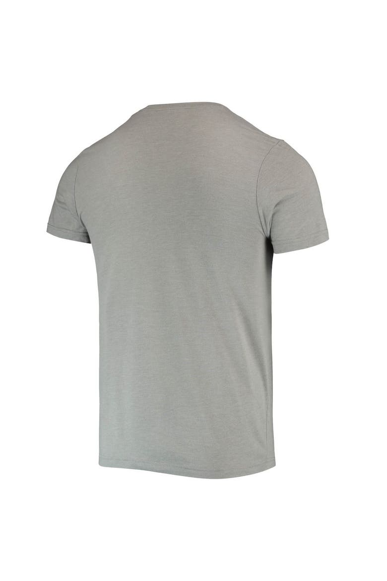 Men's adidas Heathered Gray Nebraska Huskers Reminisce Tri-Blend T-Shirt, Alternate, color, Heather Gray