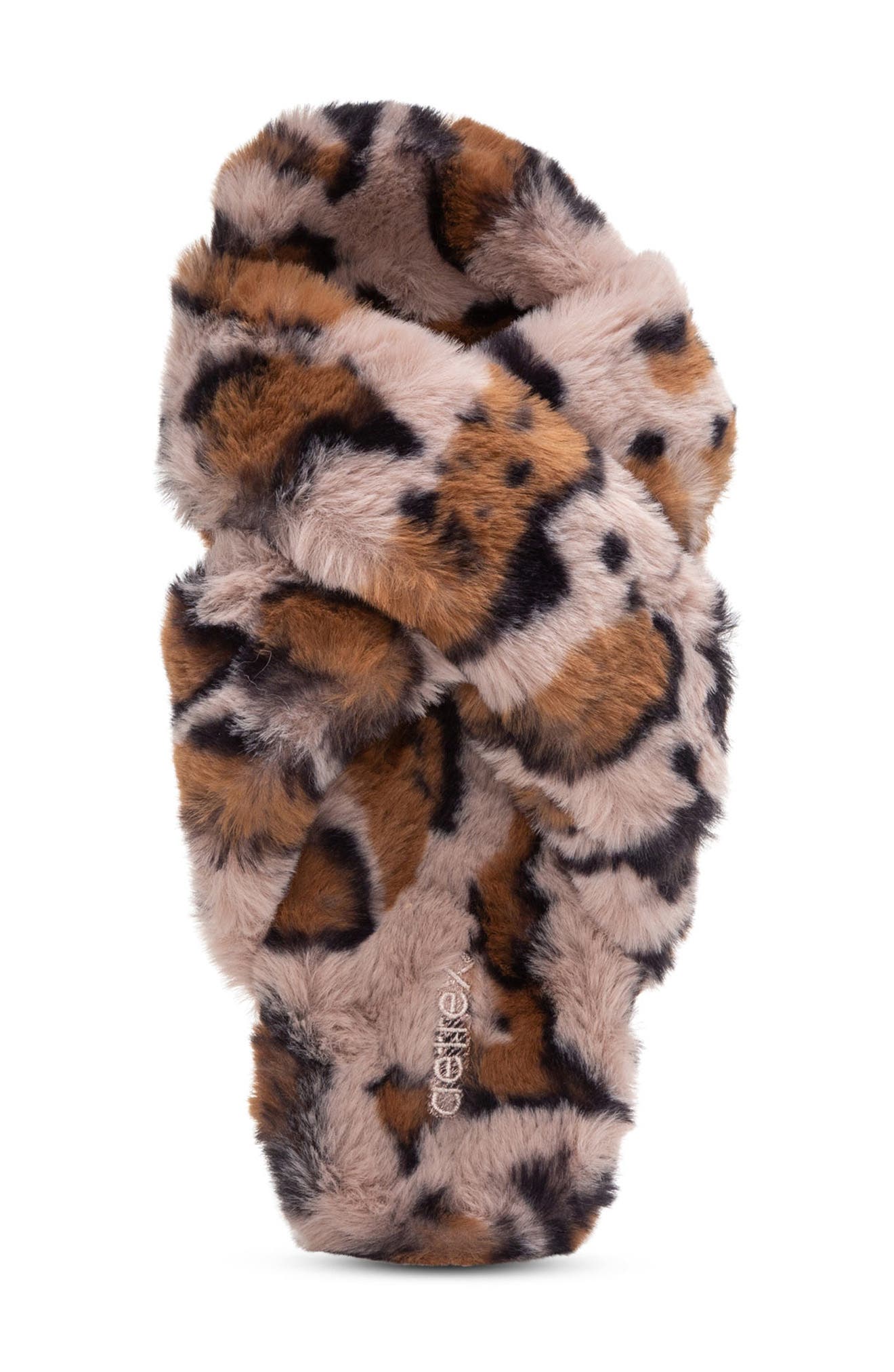 Aetrex Penelope Faux Fur Slipper, Alternate, color, 