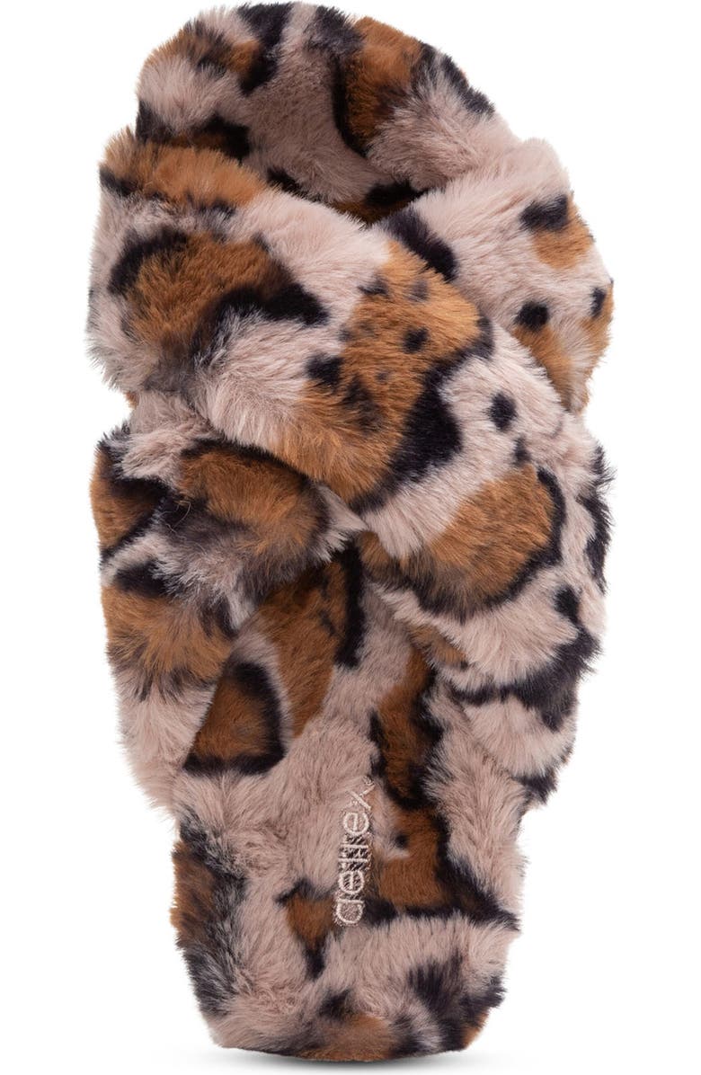 Aetrex Penelope Faux Fur Slipper, Alternate, color,