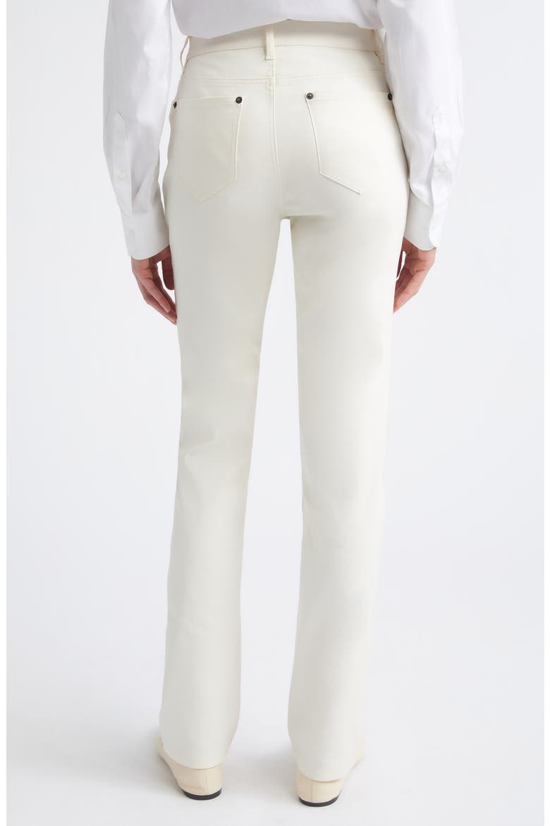 Thompson Waxed Denim Slim Leg Jeans, Alternate, color, ECRU