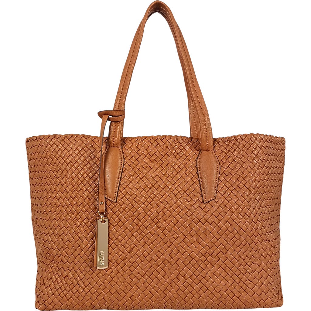 Lodis Marisa Woven Tote In Brown