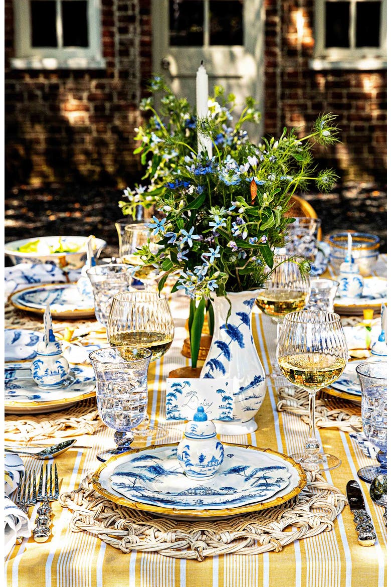 Country Estate Set of 4 Place Card Holders, Alternate, color, DELFT BLUE