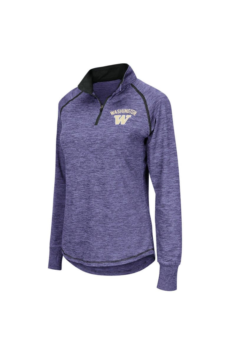 COLOSSEUM Women's Colosseum Purple Washington Huskies Bikram Quarter-Zip Pullover Jacket, Main, color, 