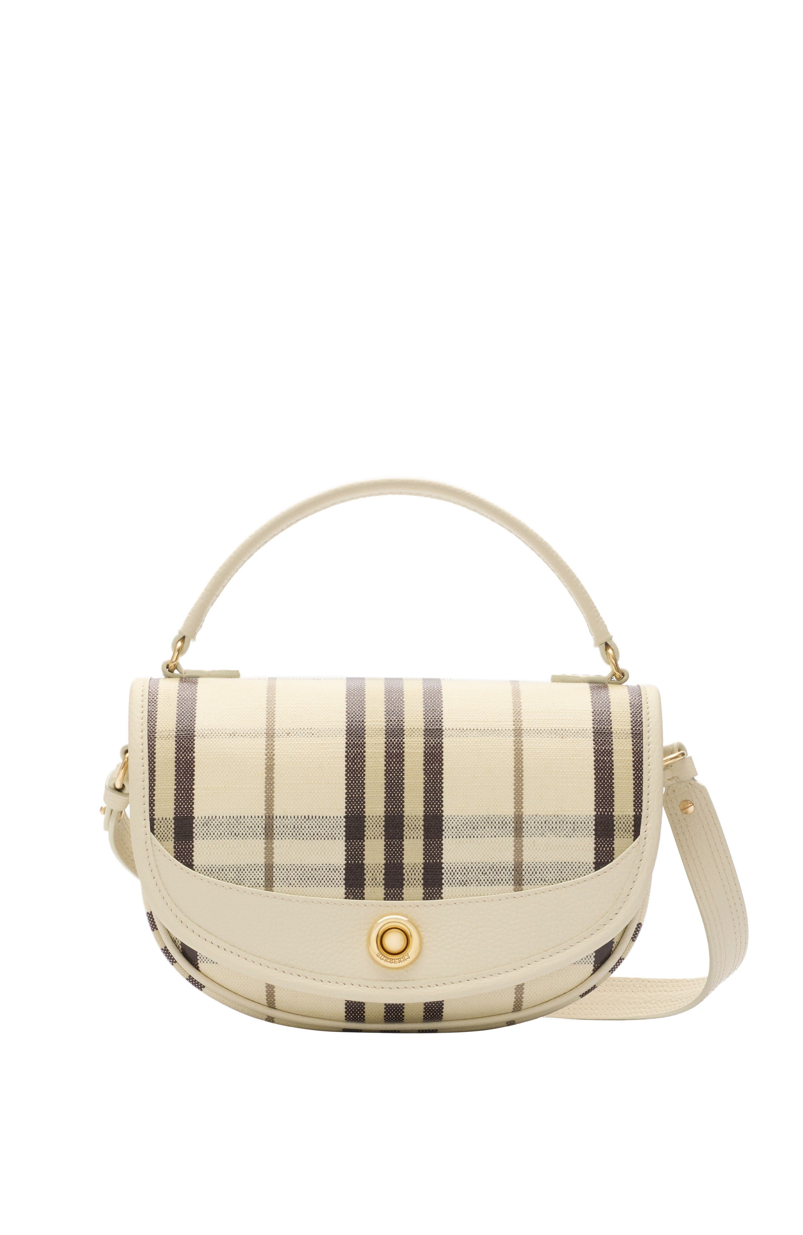 Burberry Highlands Crossbody Bag, Main, color, Light Beige