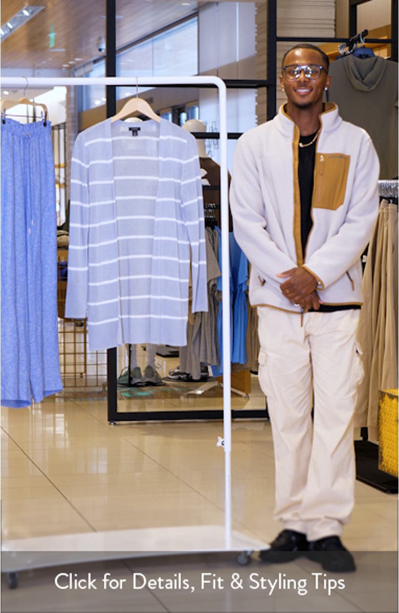 Stripe Longline Cardigan, sales video thumbnail