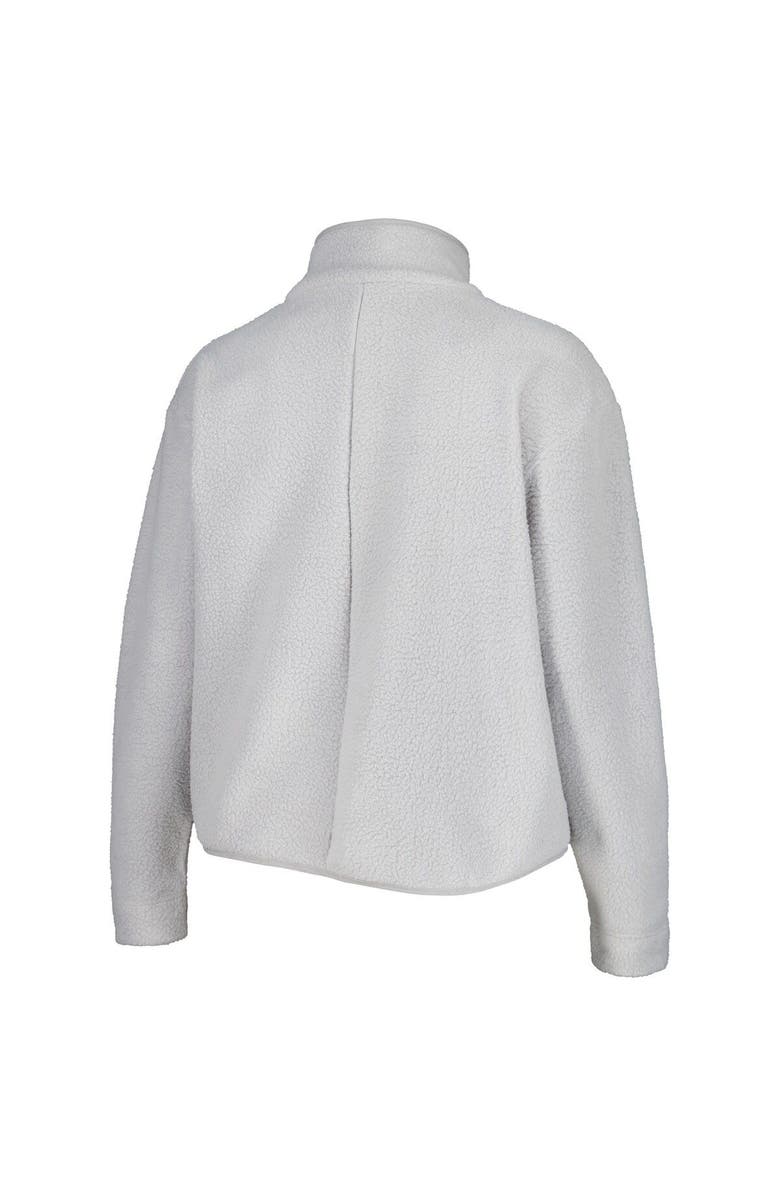 PROFILE Women's Gray Ohio State Buckeyes Wheelhouse Sherpa Full-Snap Jacket, Alternate, color, Gray