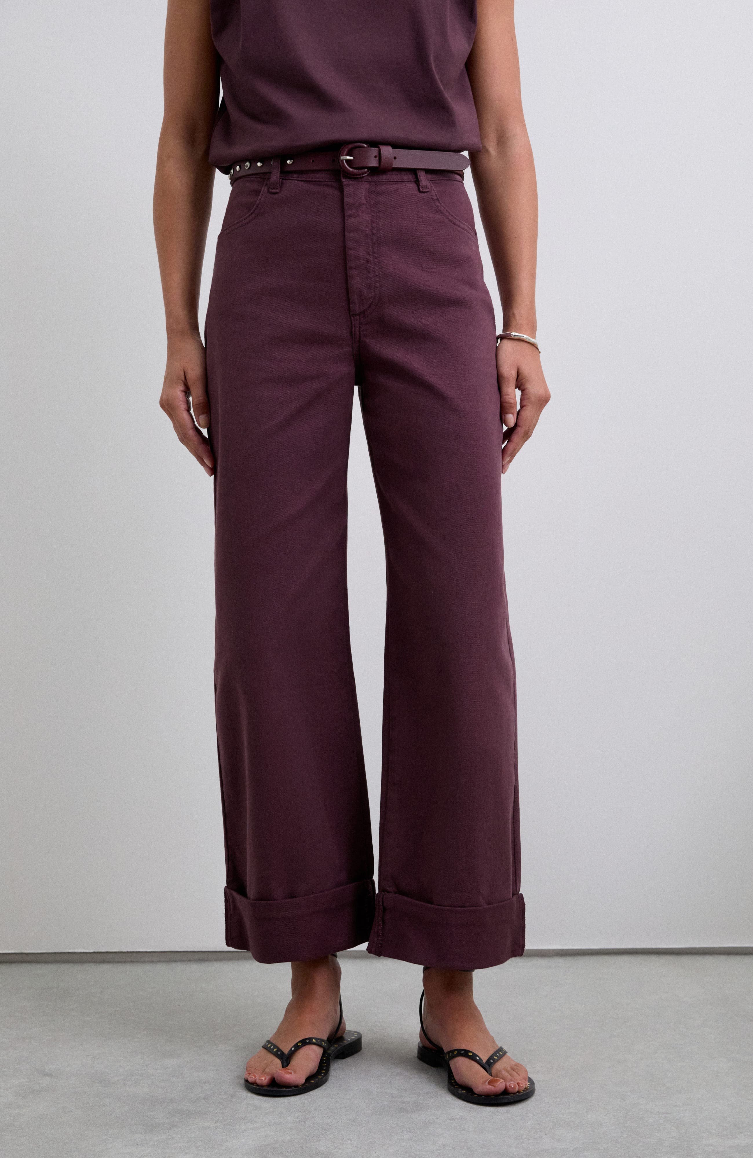 Folded Denim Pant - image 3