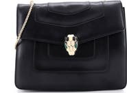 Pre-Owned Bvlgari Serpenti Forever Square Shoulder Bag Leather Medium