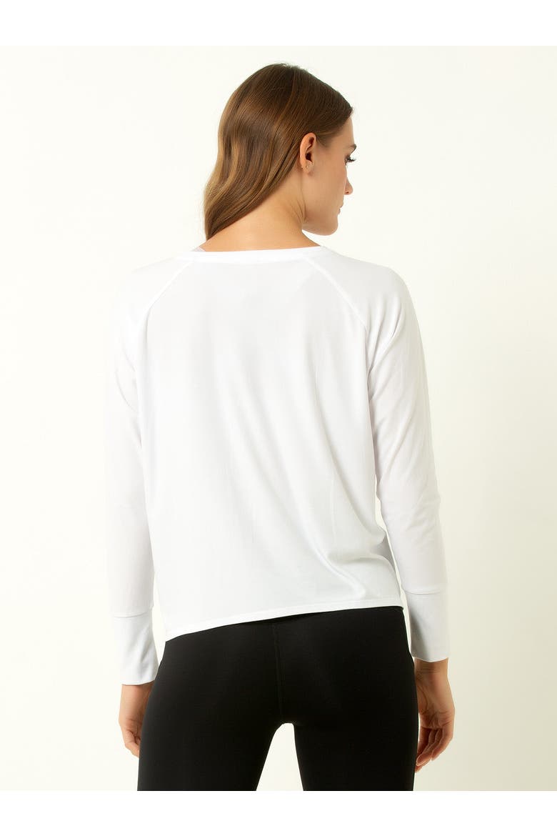 Featherweight Long Sleeve Top, Alternate, color, White