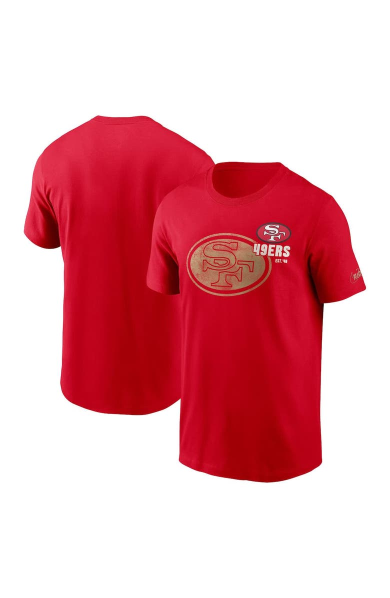 Nike Men's Nike  Scarlet San Francisco 49ers Logo Essential T-Shirt, Main, color, 