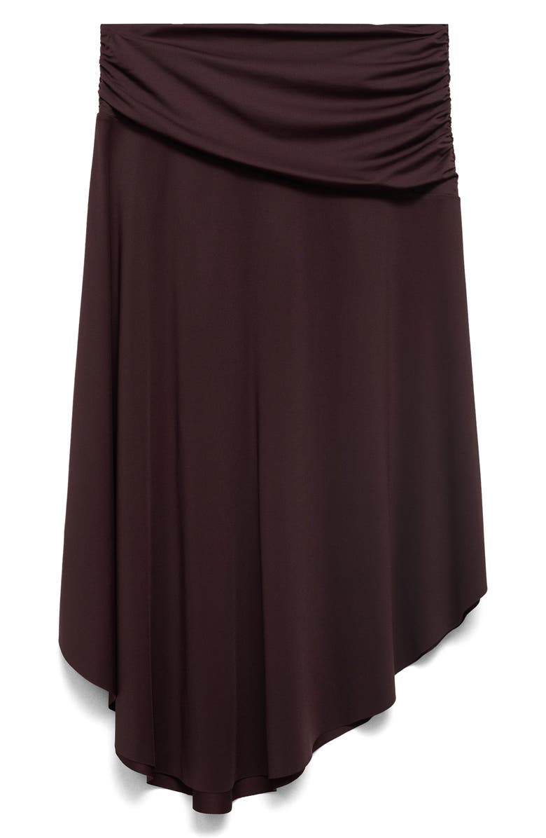 MANGO Draped Midi Skirt, Main, color,