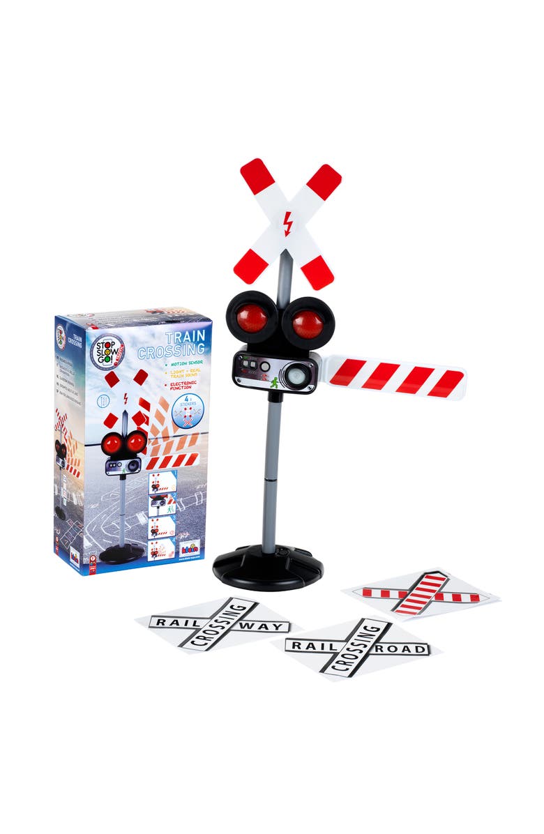 Theo Klein Train Crossing Traffic Light Cycle, Alternate, color, Multicolored