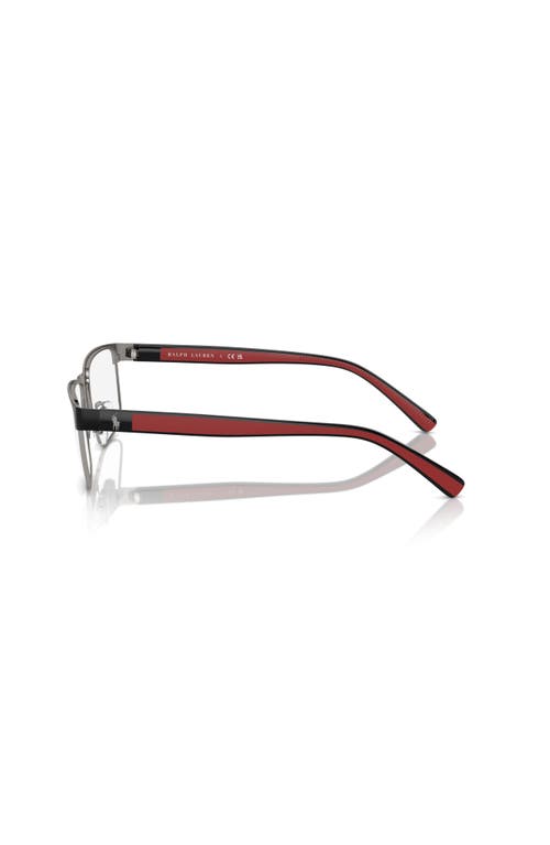 Polo Ralph Lauren 56mm Rectangle Optical Glasses In Multi