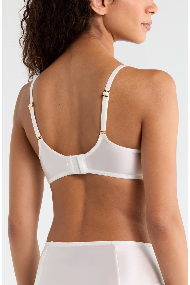 Satin Underwire Bra, Alternate, color, IVORY