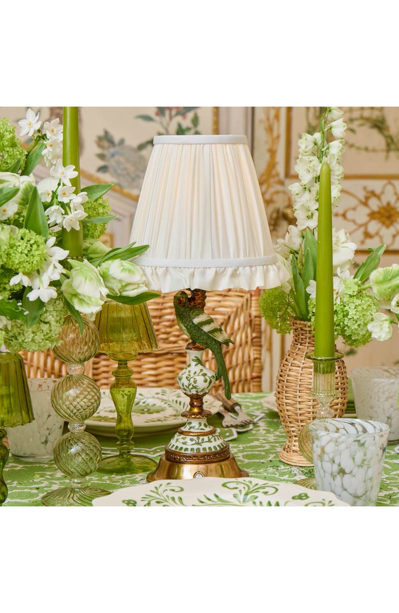 Mrs. Alice Ruffle Lampshade, Alternate, color, Cream