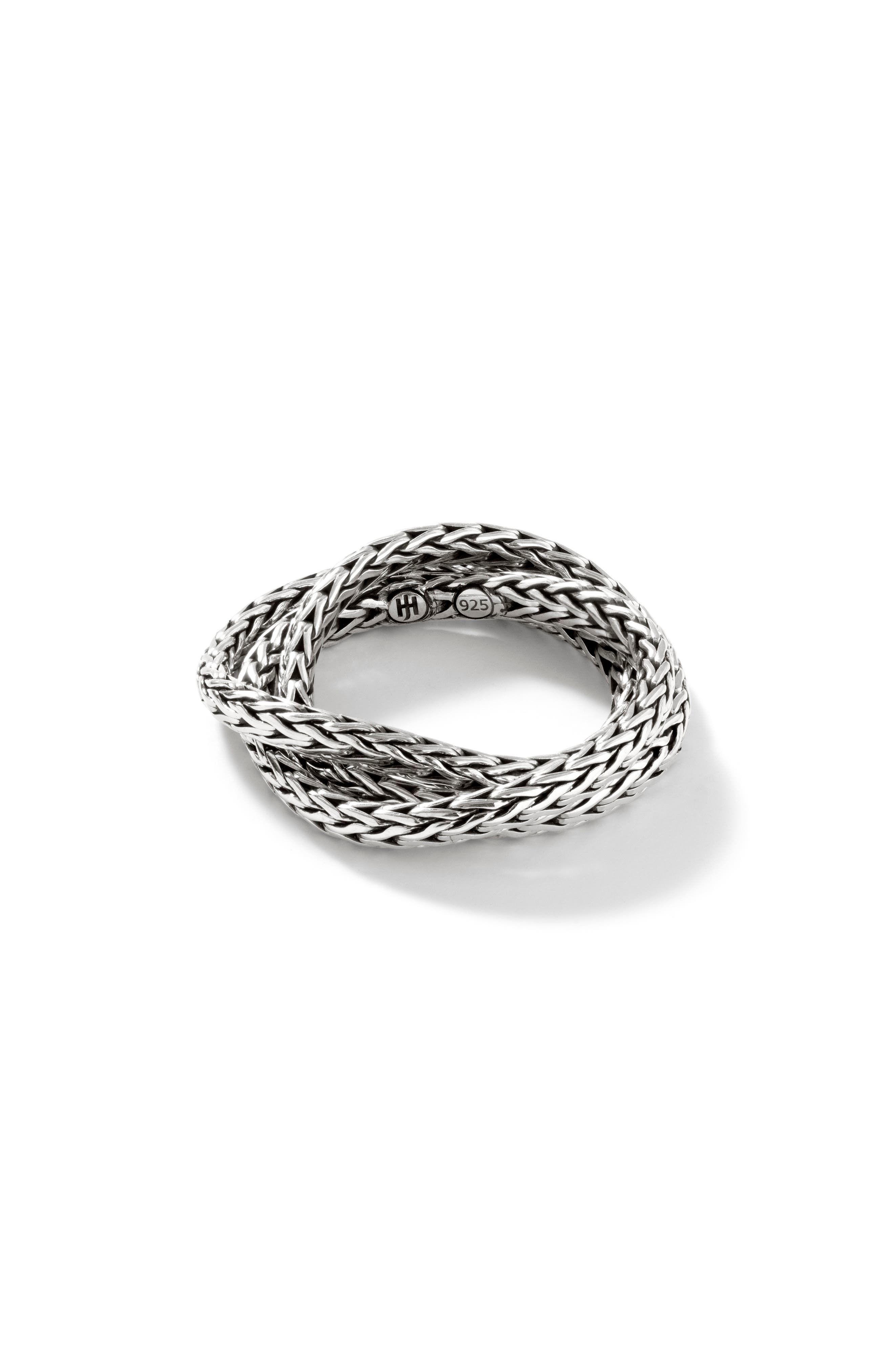 John Hardy Classic Chain Layered Ring