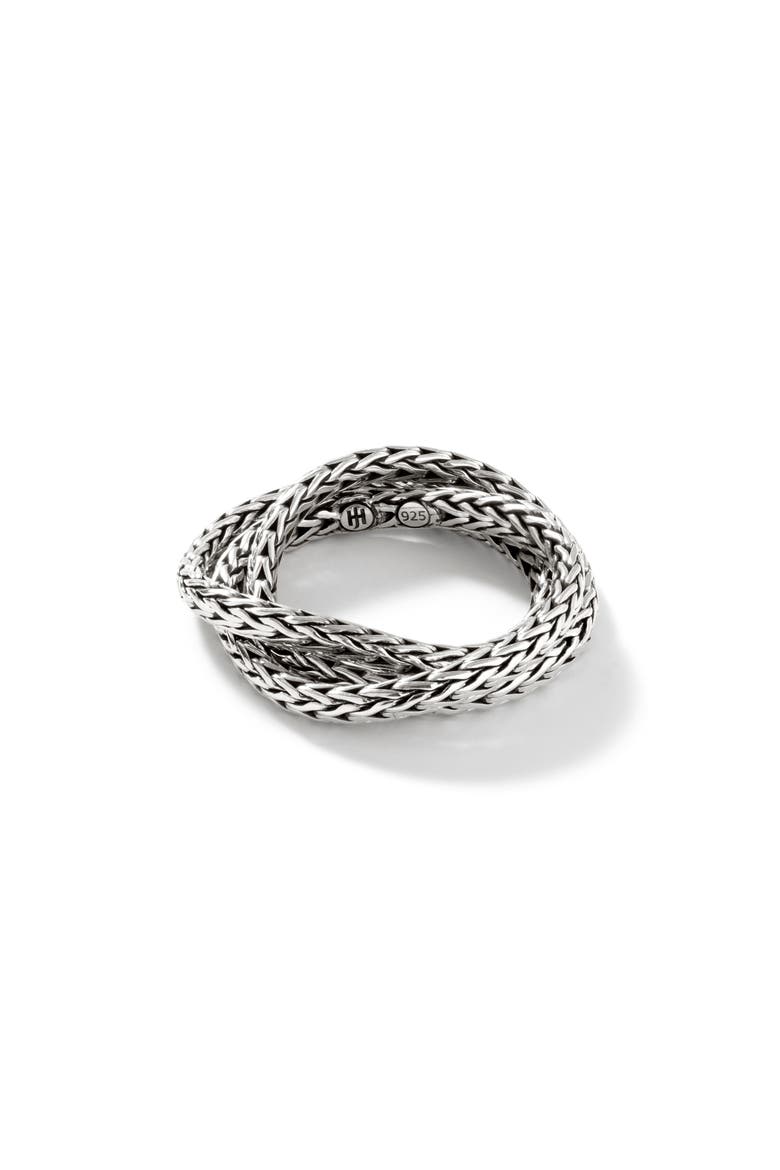 Classic Chain Layered Ring, Main, color, SILVER