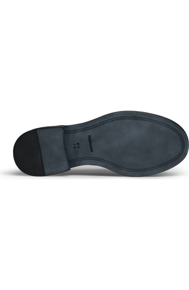 Magnanni Oaklynn Leather Bit Loafer, Alternate, color, Black